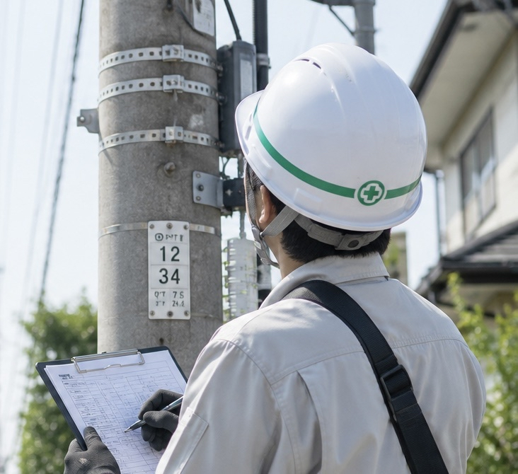 通信線の調査